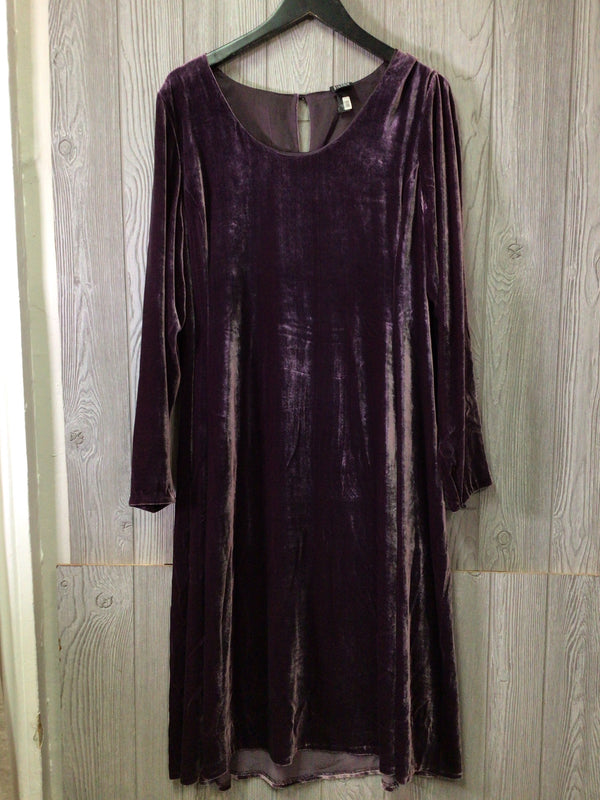 Eileen Fisher Velvet Dress Size Large